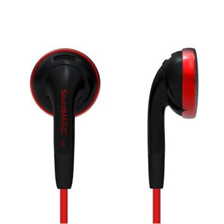 SOUNDMAGIC EP30, Vezetékes fülhallgató, Fekete-Piros