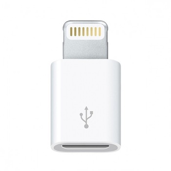 Adaptor MicroUSB - APPLE Lightning (Alb) Adaptor MicroUSB - APPLE Lightning (Alb)