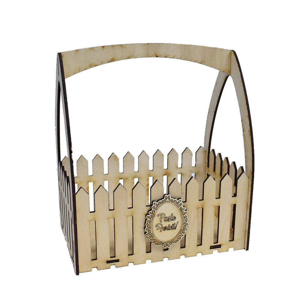 Cos pentru Pasti din Lemn