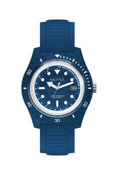 Nautica, Ceas rotund cu mecanism quartz, Albastru Nautica, Ceas rotund cu mecanism quartz, Albastru
