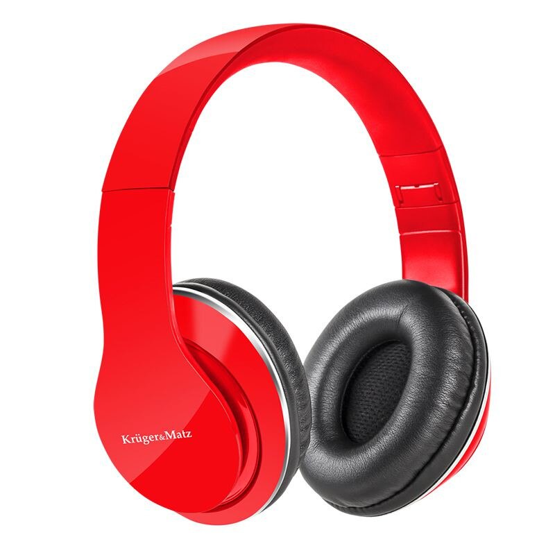 Casti Audio cu fir KRUGER&MATZ OPA1-4D, Jack 3.5 mm, Rosu