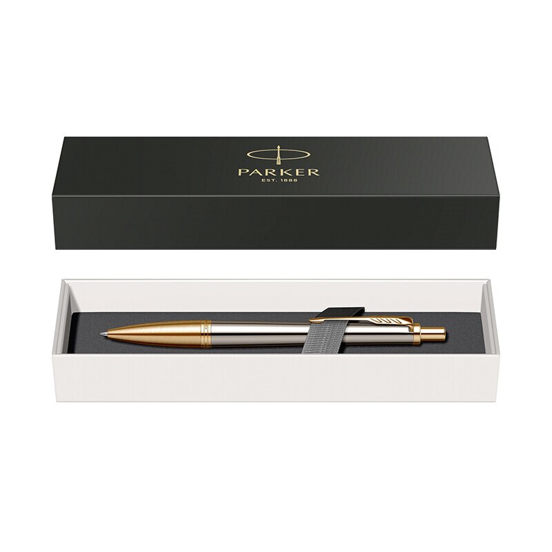 Pix Parker Urban Royal Premium argintiu satinat cu accesorii aurii