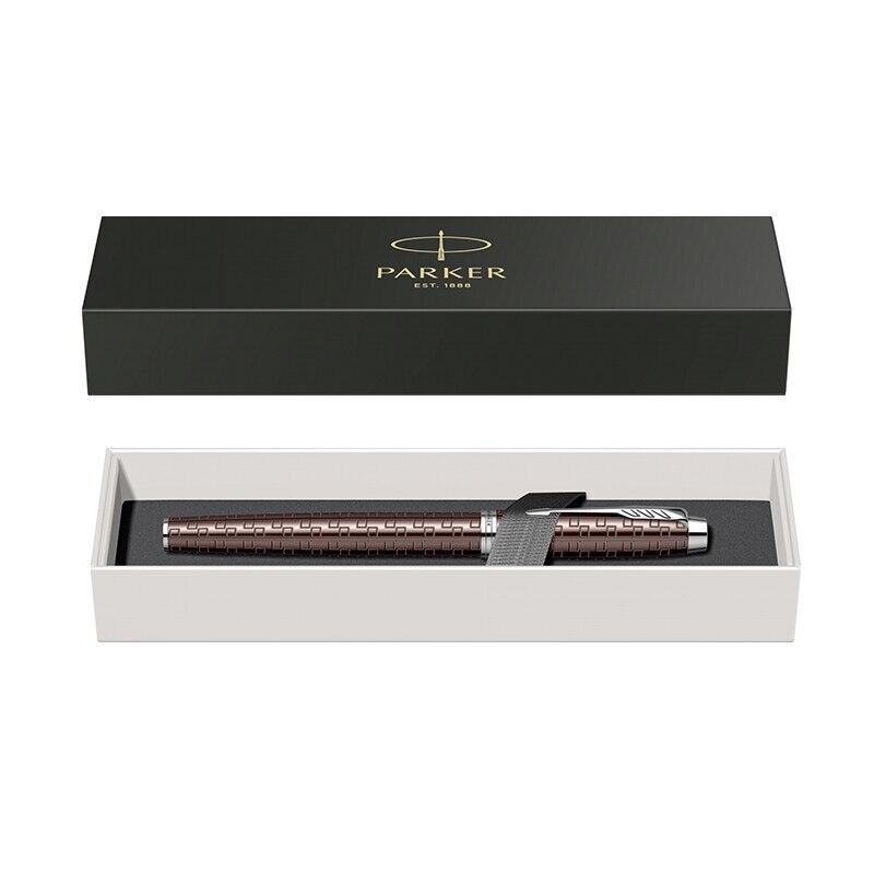 Roller Parker IM Royal Premium maro cu accesorii cromate