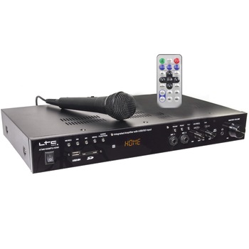 Amplificator Audio 5.0 Hi-Fi LTC ISP-1235-A, 2X30W + 3X20W, cu tuner FM, Bluetooth/USB/SD, SURROUND, AUX 2 Linii Mic Amplificator Audio 5.0 Hi-Fi LTC ISP-1235-A, 2X30W + 3X20W, cu tuner FM, Bluetooth/USB/SD, SURROUND, AUX 2 Linii Mic