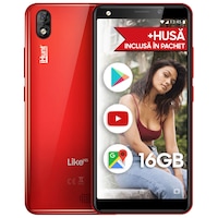 Telefon mobil, iHunt, Like Hi 5, Dual SIM, 16GB, 1GB RAM, 3G, Red