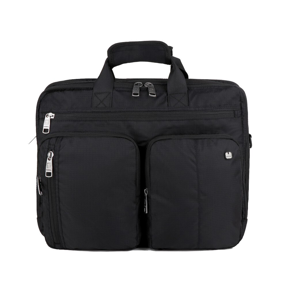 Geanta servieta/ de umar business Gabol, material impermeabil, colectia Dark, laptop 15,6 inch 410621