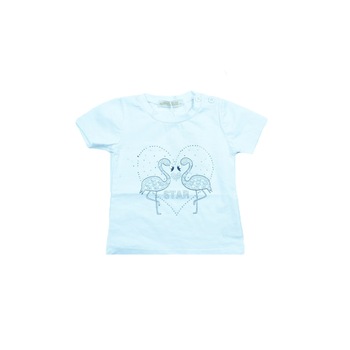 Tricou maneca scurta fetite Happy House WB-2549A1, Alb Tricou maneca scurta fetite Happy House WB-2549A1, Alb