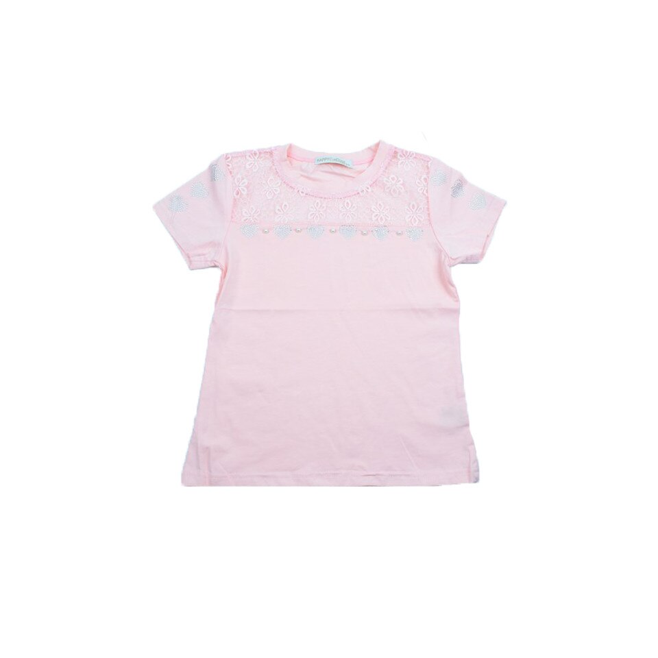 Tricou maneca scurta fete Happy House WB-2561, Roz