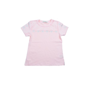 Tricou maneca scurta fete Happy House WB-2561, Roz Tricou maneca scurta fete Happy House WB-2561, Roz