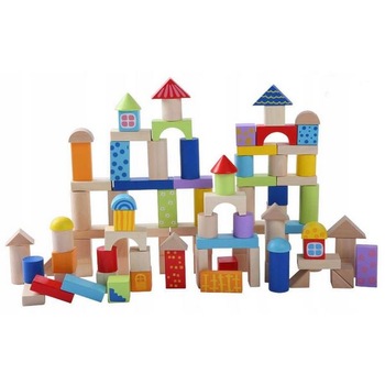 Cuburi din lemn ecotoys (50 bucati) Cuburi din lemn ecotoys (50 bucati)