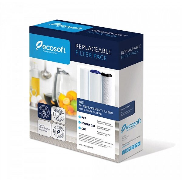Set cartuse filtrante Ecosoft CMV3ECOEXP pentru sistemul FMV3ECOSTD