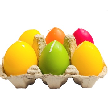 Set 6 buc Lumanare OU din parafina asortat Bolsius Set 6 buc Lumanare OU din parafina asortat Bolsius