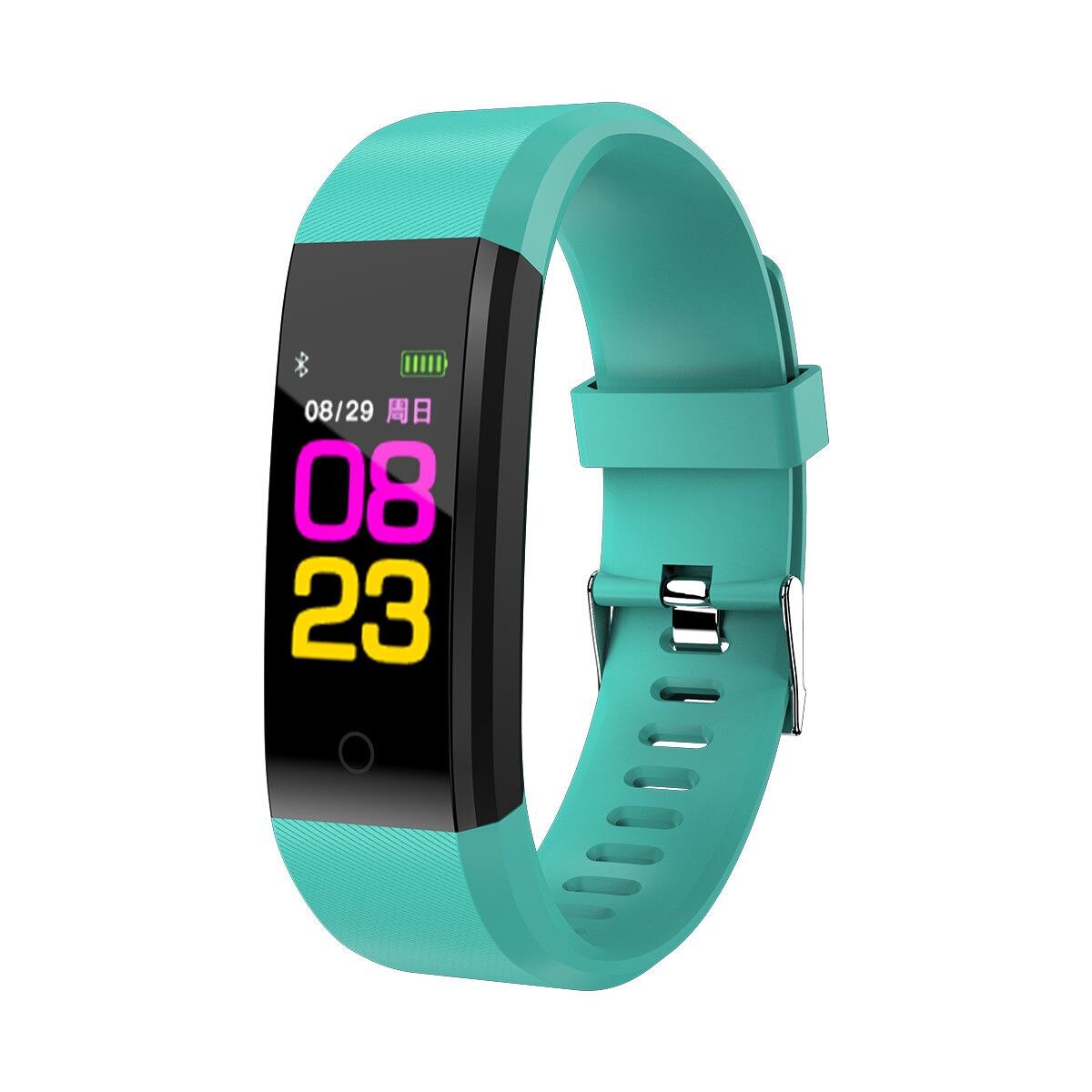 Bratara fitness OEM SW-161, Bluetooth, Impermeabil, Albastru