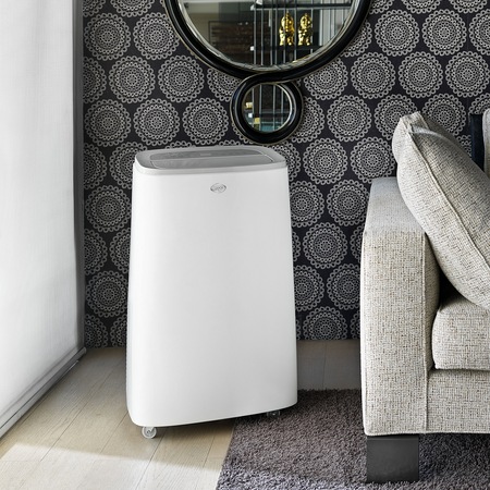 Aparat de aer conditionat mobil ARGO IRO, 10000 BTU, Racire, Clasa energetica A, Telecomanda, Control digital, Auto-diagnosticare, Timer, Dezumidificare, Autorestart, Tub evacuare inclus