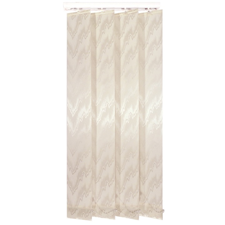 Jaluzele verticale 127mm, L240 x H280 cm, material Yuri 0, Galben