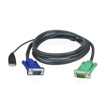 Cablu KVM ATEN 2L-5201U, USB, 1.2 m Cablu KVM ATEN 2L-5201U, USB, 1.2 m