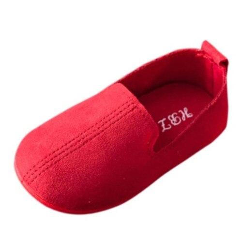 Balerini tip piele intoarsa, Rosu