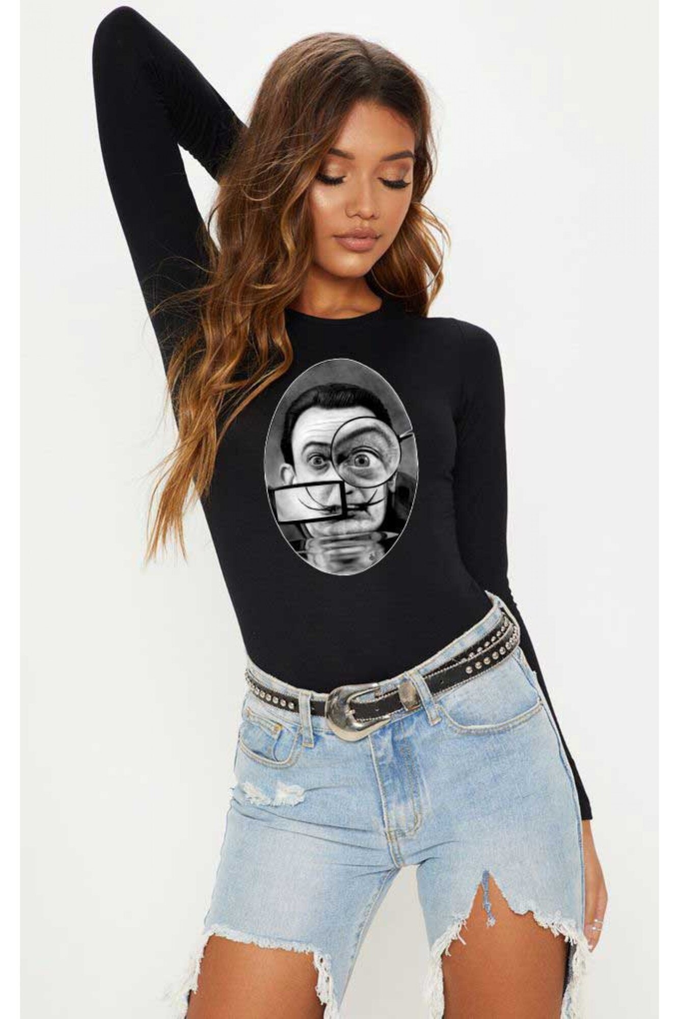 Bluza dama neagra - Dali - The Watcher