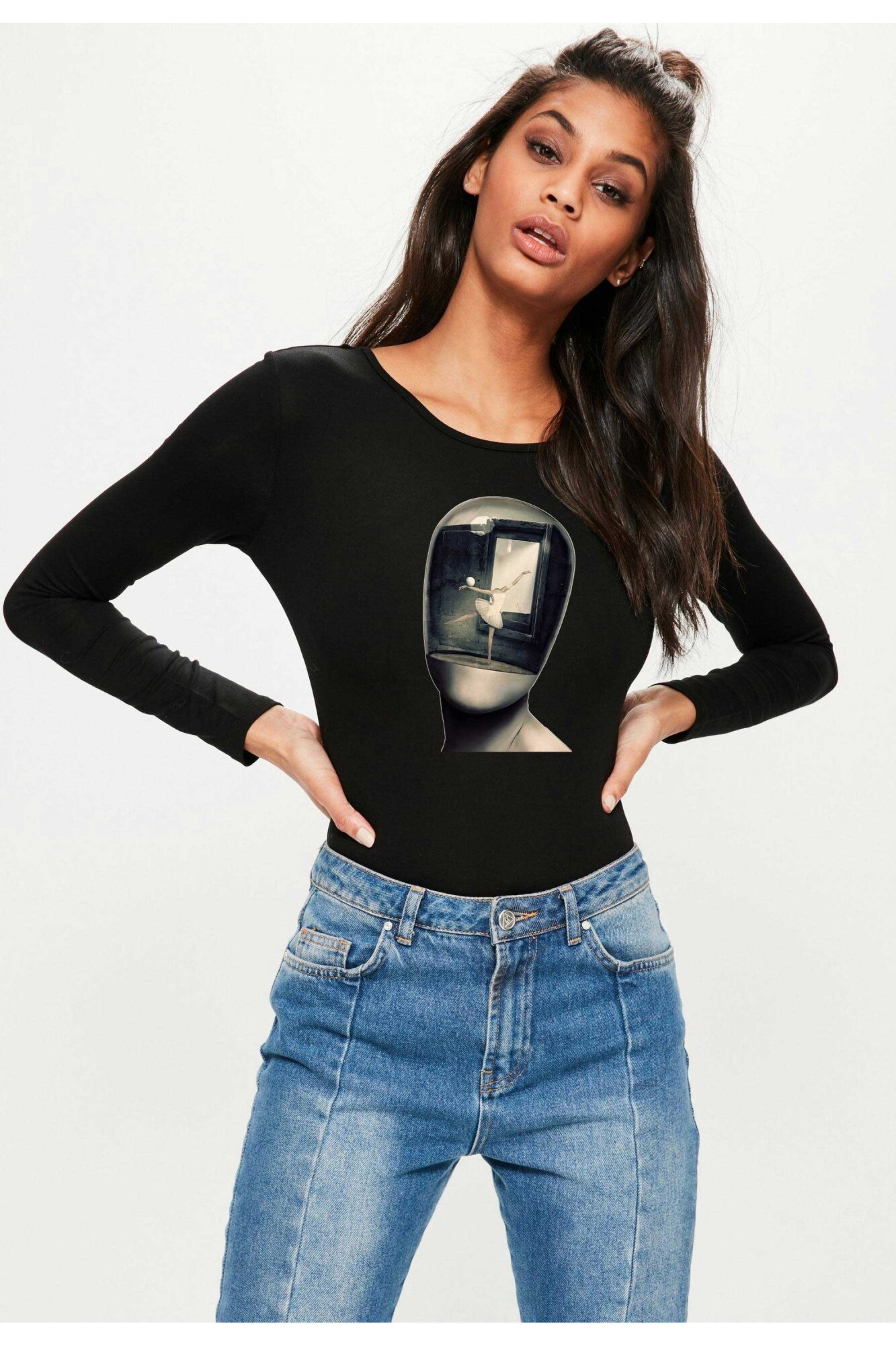 Bluza dama neagra - Dali - Globul