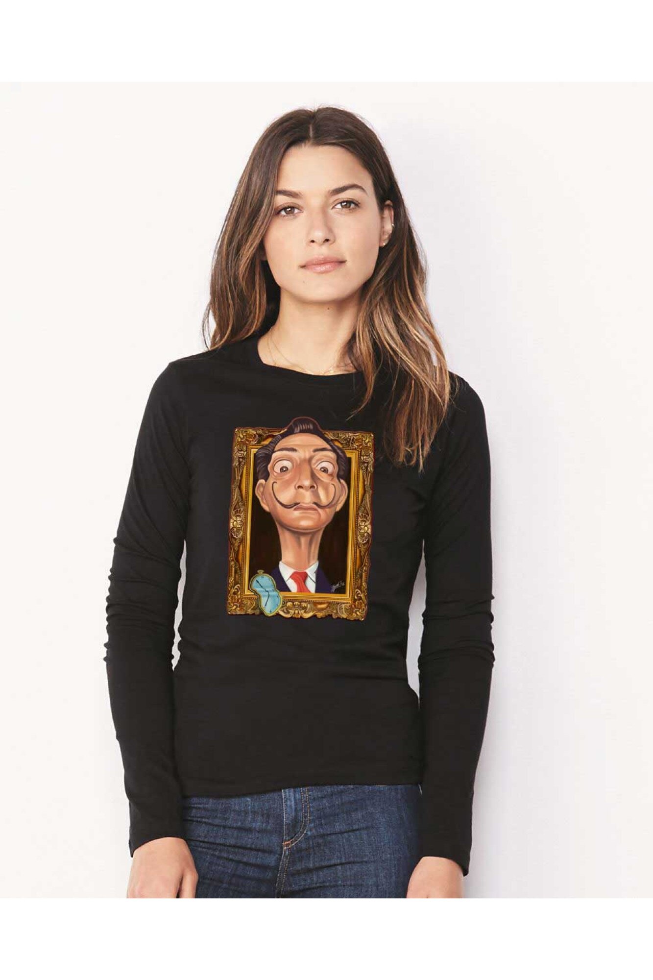 Bluza dama neagra - Dali - Frame
