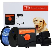 sistem complet de gard invizibil pentru doi caini gard radio electric tp16 cu transmitator si zgarzi reincarcabile si rezistente la apa suprafata maxima 5000 mp cu 1 rola cablu delimitare consultanta gratuita clicker si fluier dresaj imagen 18_0_
0
