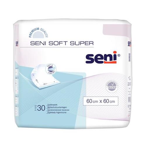 Aleze protectie pat SENI Soft Super, 30 pcs, 60*60