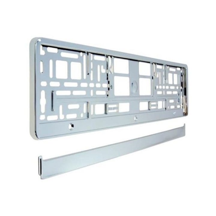 Стойка за регистрационен номер SportTech, Хром