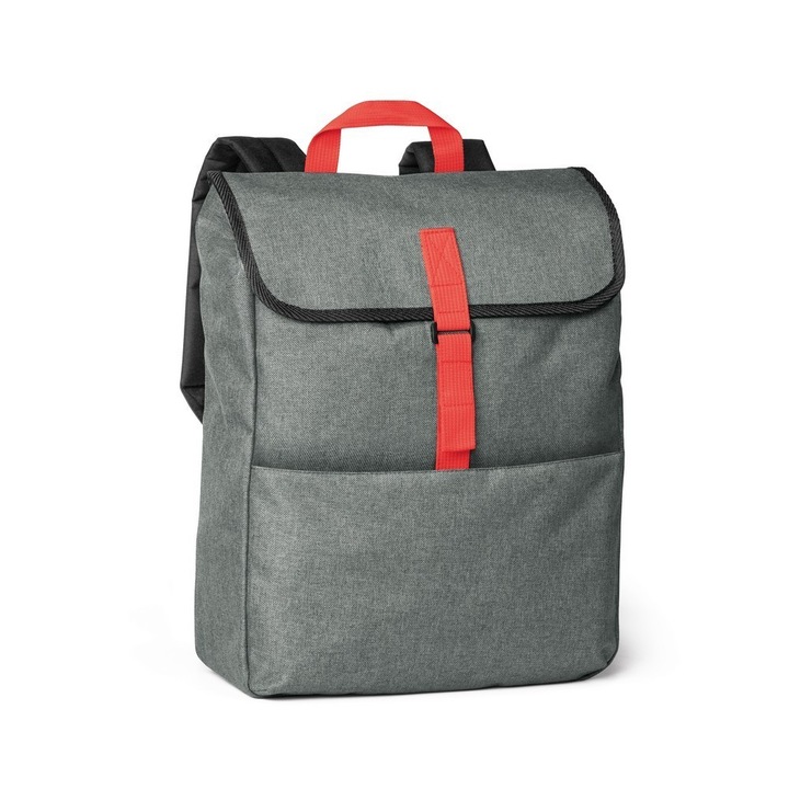 Rucsac Laptop 15.6 inch, Everestus, NB, 600D densitate mare, rosu, saculet de calatorie si eticheta bagaj incluse