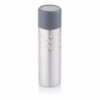 Termos 500 ml, perete dublu, XD by AleXer, MS, otel inoxidabil, pp, antracit, breloc inclus din piele ecologica si metal Termos 500 ml, perete dublu, XD by AleXer, MS, otel inoxidabil, pp, antracit, breloc inclus din piele ecologica si metal