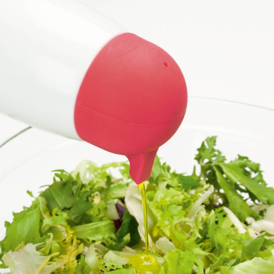 Set Pinguin pentru ulei si otet - rosu