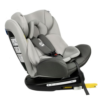 Scaun Auto Tweety DuoGrey cu Isofix rotativ 360 grade BUF BOOF 0 36 kg baza neagra Scaun Auto Tweety DuoGrey cu Isofix rotativ 360 grade BUF BOOF 0 36 kg baza neagra