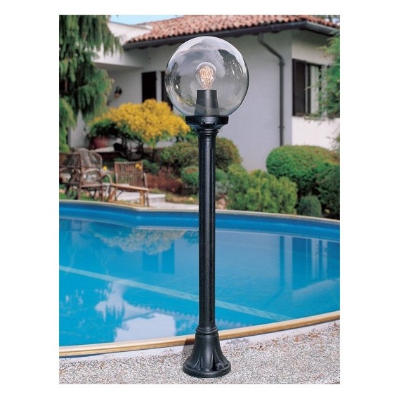 Stalp Mizar cu glob transparent 30cm Fumagalli
