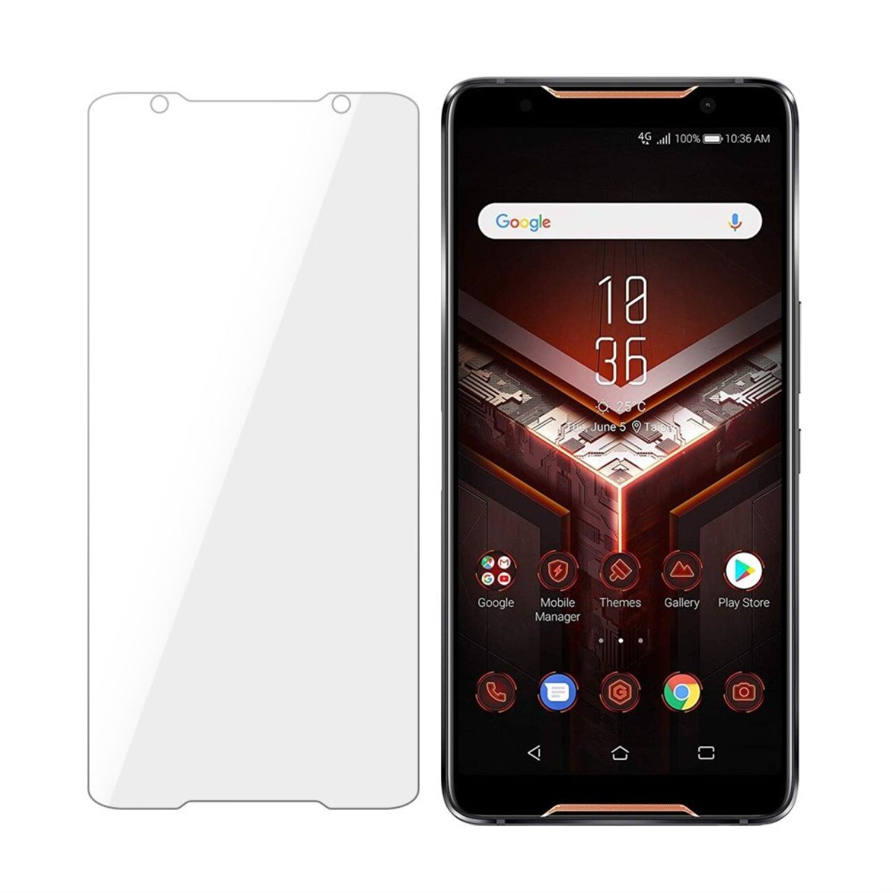 Folie Protectie Sticla Flexibila 3MK pentru Asus ROG Phone (ZS600KL), Structura Incasabila, 7H, 0.2 mm