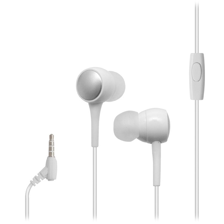 Casti Stereo cu Microfon, Jack 3.5mm (Alb) HOCO M19