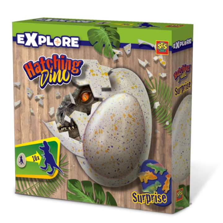SES, бебе динозавър, фигурка изненада, многоцветна, пластмаса