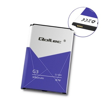 Baterie pentru LG, Qoltec, 3000mAh Baterie pentru LG, Qoltec, 3000mAh