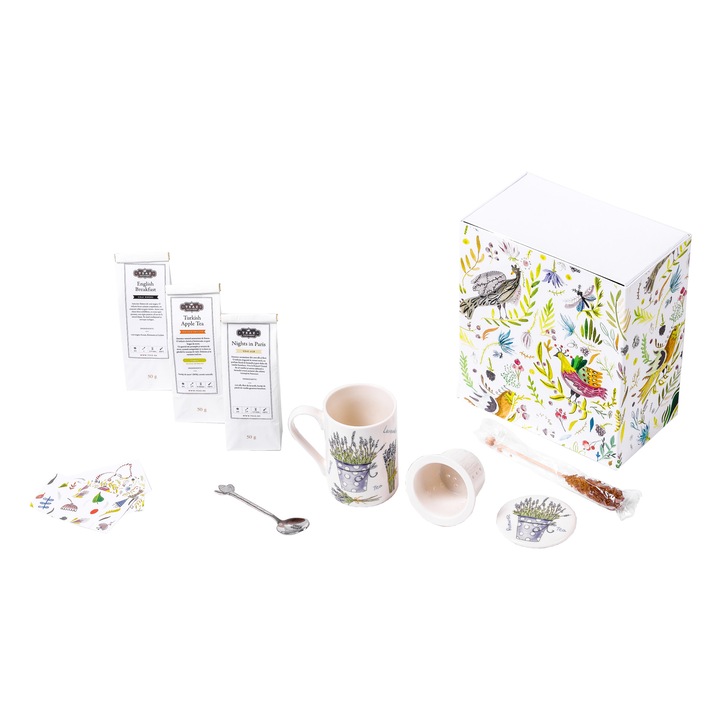 Cadou pe baza de ceaiuri si accesorii Spring Blends - F, Teaz Special Gift Pack