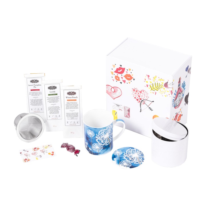 Cadou pe baza de ceaiuri si accesorii Love Cup - H, Teaz Special Gift Pack