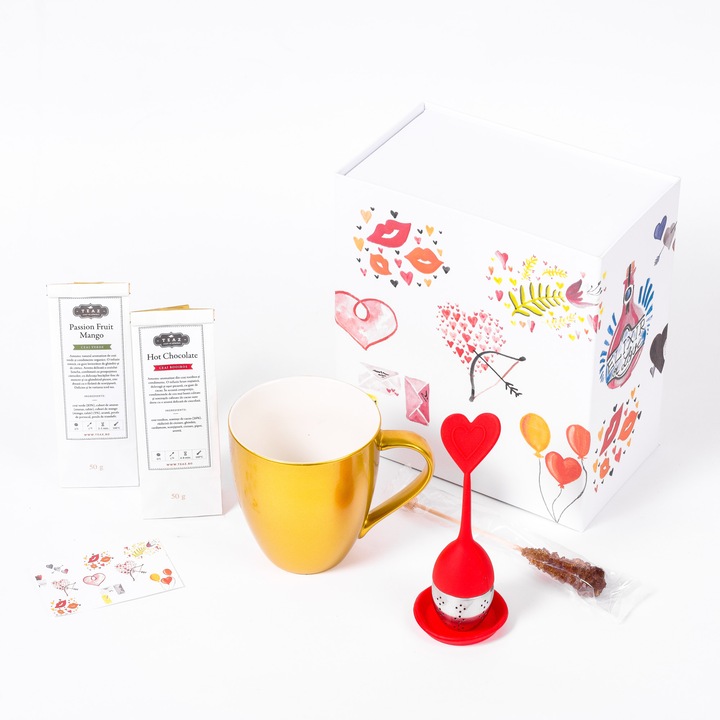 Cadou pe baza de ceaiuri si accesorii Love Cup - F3, Teaz Special Gift Pack