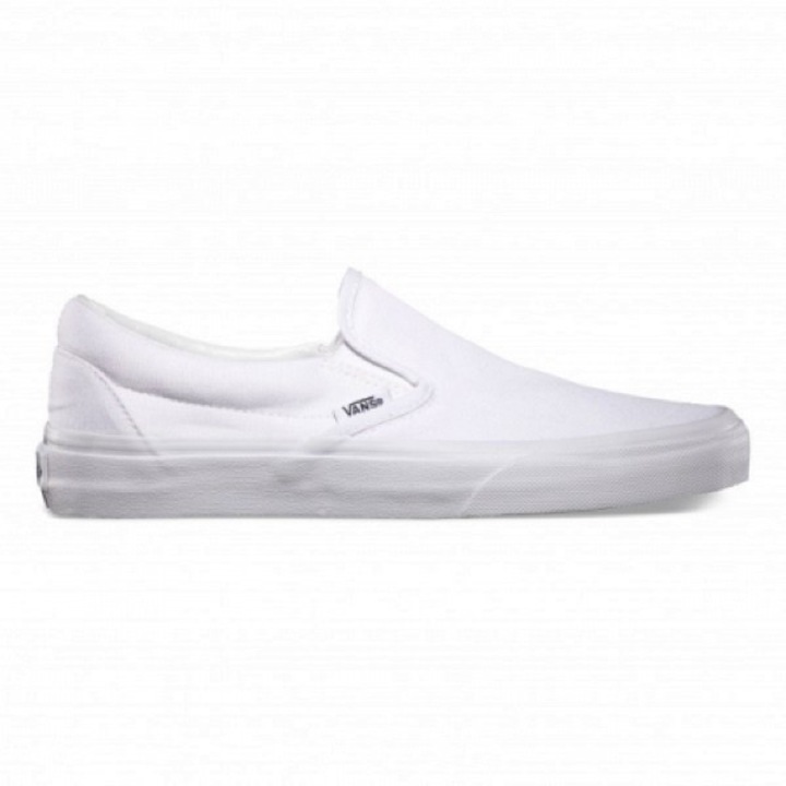 Pantofi Sport vans classic slip-on, Alb, Alb