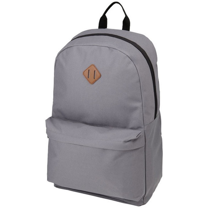 Rucsac computer, Everestus, SA, 15 inch, gri, saculet de calatorie si eticheta bagaj incluse