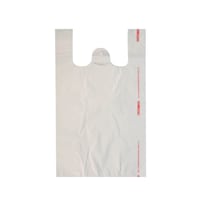 Pungi Biodegradabile Albe 24x6x44 cm, 50 Buc/Bax - Plase si Sacose Ecologice, Bio si Reciclabile