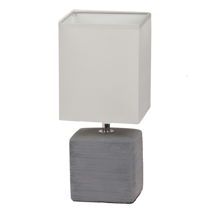 Rábalux Orlando 4458 Éjjeli asztali lámpa szürke kerámia E14 1x MAX 40W IP20