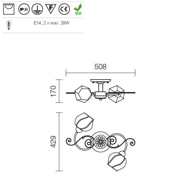 Lustra Redo Dorothy 02-907 - eMAG.ro