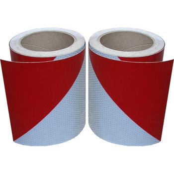 Set 2 Benzi reflectorizante adezive alb cu rosu 7364M Reflex Italia Set 2 Benzi reflectorizante adezive alb cu rosu 7364M Reflex Italia