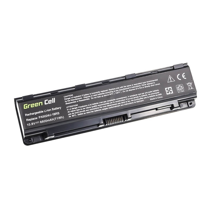 Green Cell akkumulátor Toshiba Satellite C850 C855 C870 L850 L855 PA5024U-1BRS / 11,1V 6600mAh