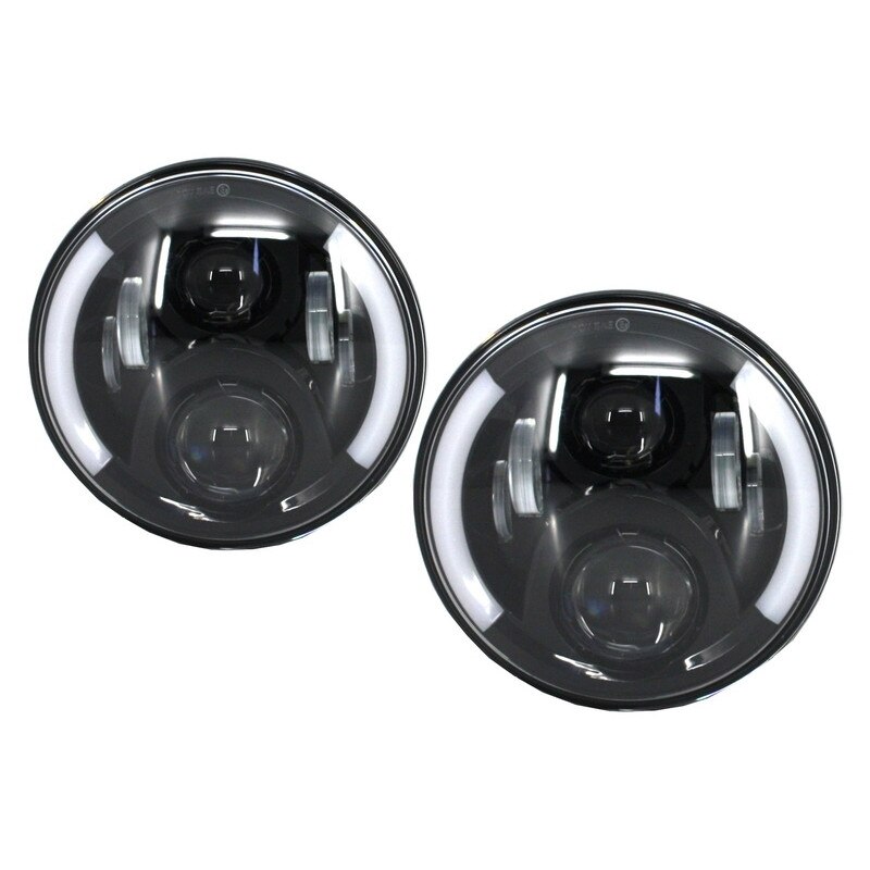 Faruri Full LED CREE Jeep Wrangler JK (2007-2017) Mercedes Benz G-Class W463 (1989-2017) Land compatibil cu ROVER Defender