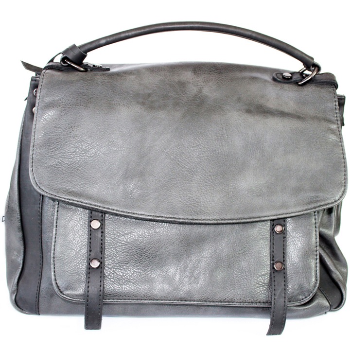 Geanta BagsMax , DIANA &CO FIRENZE ,Gri inchis