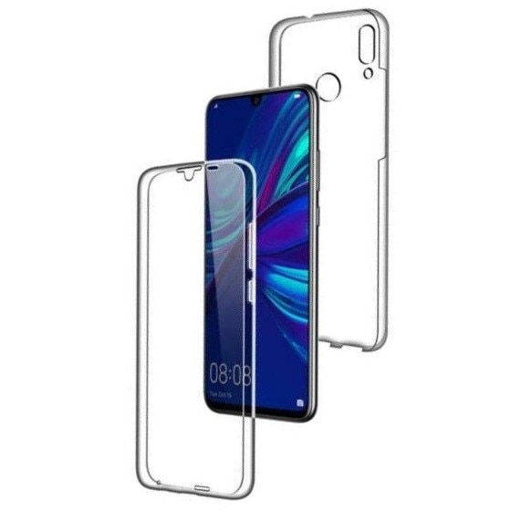 Husa Full TPU 360° (fata + spate) pentru Huawei P Smart (2019), Transparent