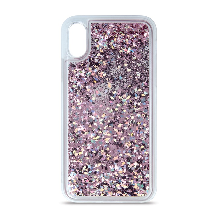 Кейс за Xiaomi Redmi 10, Liquid Sparkle protection, bumper, Purple, TLF-BBL5237